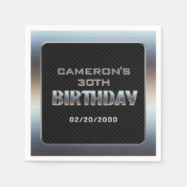 メンズボーイ誕生日 スタンダードカクテルナプキン