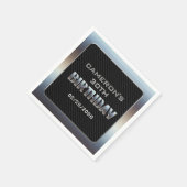 メンズボーイ誕生日 スタンダードカクテルナプキン (角)