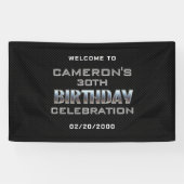 メンズボーイ誕生日 横断幕