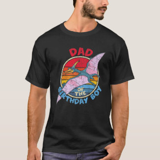 メンズボーイ誕生日IパパIプテロダクティルスIファミリーM Tシャツ