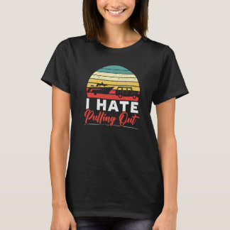 メンズボート私はボートのキャプテンSailoを引き出すのが嫌い Tシャツ