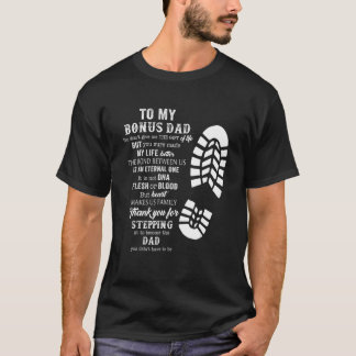 メンズボーナスパパ父の日Daugへの義父 Tシャツ
