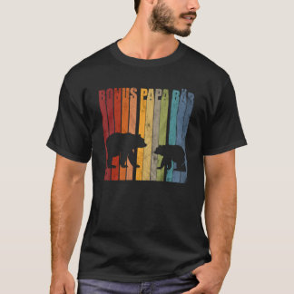 メンズボーナスパボヌスパステップパパステップパパ父 Tシャツ