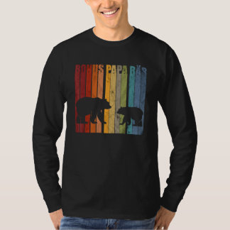 メンズボーナスパボヌスパステップパパステップパパ父 Tシャツ
