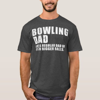 メンズボーリングパパ通常のパパのように、より大きなBal Tシャツ