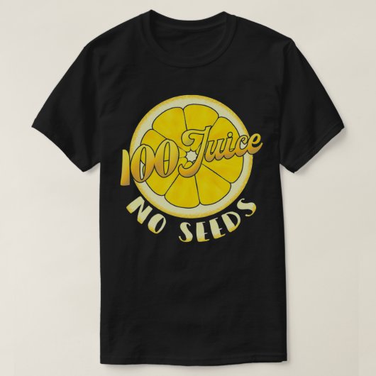 メンズポスト血管切除術100%種なしジュース Tシャツ (デザイン正面)