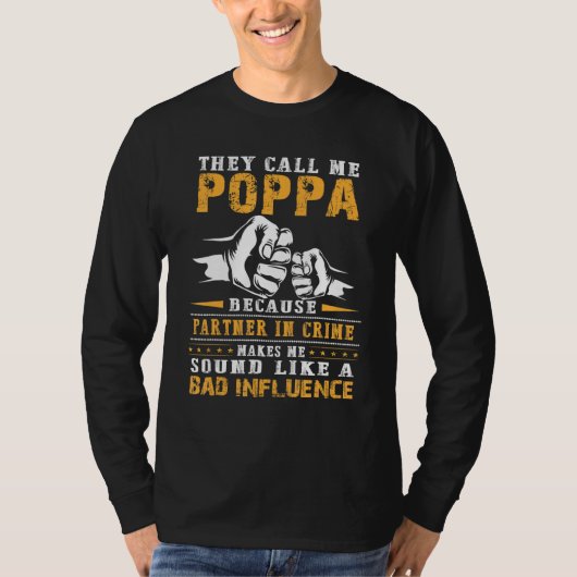 メンズポッパポッパパートナー Tシャツ (正面)