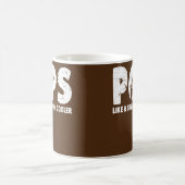 メンズポップおじいちゃんだけのようなクールヴィンテージ コーヒーマグカップ (中央)