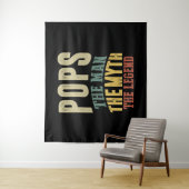 メンズポップ男の神話の伝説の父のギフト タペストリー (インサイチュ)