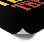 メンズポップ男の神話の伝説の父のギフト ポスター (角)