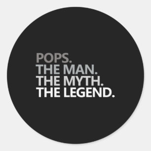 メンズポップ男の神話THE LEGEND FATHER's Day ラウンドシール