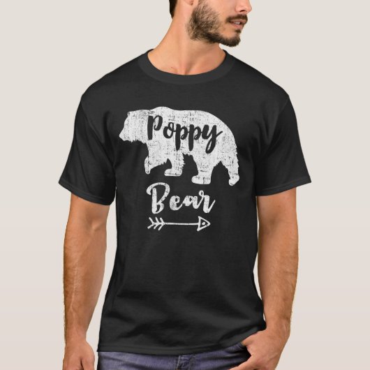メンズポピーベア Tシャツ (正面)