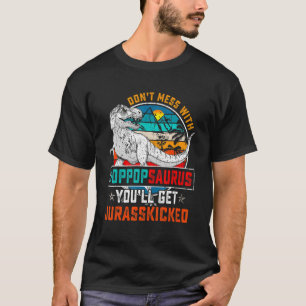 メンズポプポップ・アートのサウルス恐竜レックスヴィンテージ父の Tシャツ