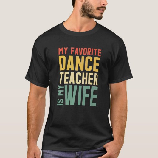 メンズマイお気に入りのダンス先生はHusbの妻である Tシャツ (正面)