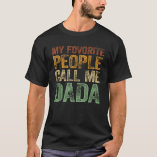 メンズマイお気に入りのピープルマイダダおもしろいパパパパ Tシャツ