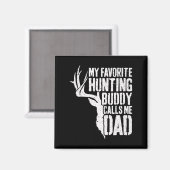 メンズマイお気に入りの狩りバディは私をパパ鹿と呼ぶ マグネット (正面/裏面)