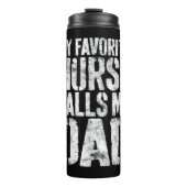 メンズマイナースお気に入りのが呼び出しパパfather's タンブラー (正面)