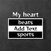 メンズマイハートビートスポーツTシャツ Tシャツ