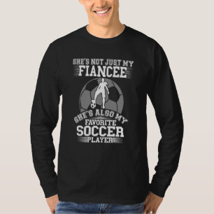 メンズマイフィアンセはサッカーお気に入りの選手プロ Tシャツ