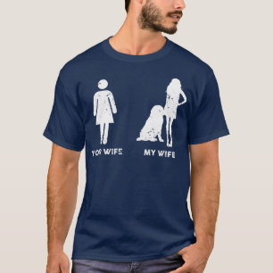 メンズマイレオンバーガーお前の妻への贈り物 Tシャツ