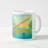 メンズマグのフィッシャー ジャンボコーヒーマグカップ (正面右)