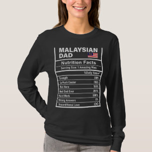 メンズマレーシアパパ栄養事実父の日Na Tシャツ