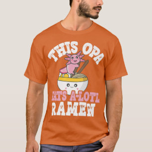 メンズマンオおもしろいパラーメンアクソロテルプンザこのオ食べパ Tシャツ