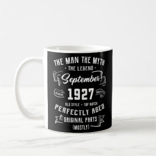 メンズマン神話レジェンド1927年9月95誕生日 コーヒーマグカップ