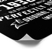 メンズマン神話レジェンド1932年12月90誕生日 ポスター (角)