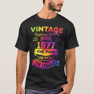 メンズマン神話レジェンド1977 46誕生日46年 Tシャツ