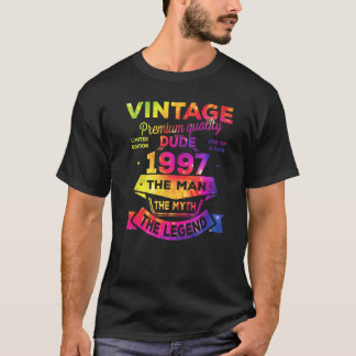 メンズマン神話レジェンド1997 26誕生日26年 Tシャツ