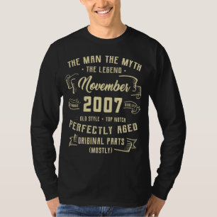 メンズマン神話レジェンド2007年11月15誕生日 Tシャツ