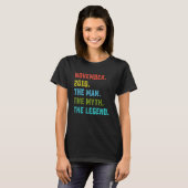 メンズマン神話レジェンド2010年11月12誕生日 Tシャツ (正面フル)