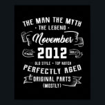 メンズマン神話レジェンド2012年11月10誕生日 ポスター<br><div class="desc">メンズマン神話の伝説2012年11月10誕生日ギフト10年ギフト。感謝祭の日,クリスマスの日,母の日,父の日, 7月4日, 1776独立日,パパの日,ハロウィーンの日,パトリックの日</div>