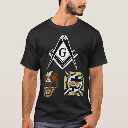 メンズメイスンスコティッシュヨークライトTマソニックティー Tシャツ (正面)