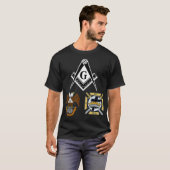 メンズメイスンスコティッシュヨークライトTマソニックティー Tシャツ (正面フル)