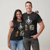 メンズメイスンスコティッシュヨークライトTマソニックティー Tシャツ (ユニセックス)