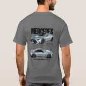 メンズメルセデスAMG GT Tシャツ | カークールグラフィックT (裏面)