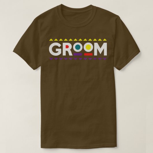メンズメンズグルームウェディングパーティー Tシャツ (デザイン正面)