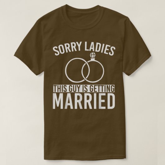 メンズメンズレディースマリッジグルームバおもしろいーロ Tシャツ (デザイン正面)