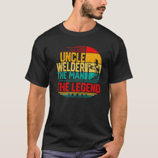 メンズメンズヴィンテージおじさん伝説の男を歓迎 Tシャツ