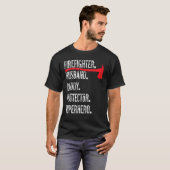 メンズメンズ消防士ダディープロテクターSupe Tシャツ (正面フル)