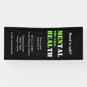 メンズメンタルヘルスの話すカスタム男 横断幕 (横)