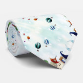 メンズモダンファンタジーシルクプリント ネクタイ (ロール)