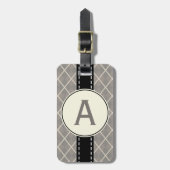 メンズモノグラムカスタム荷物スーツケースラベルギフト ラゲッジタグ (正面縦)