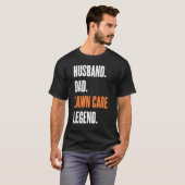 メンズモーイング夫パパ気に芝生レジェンドヤードワーク Tシャツ (正面フル)