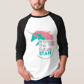 メンズユニコーンの野球のティー Tシャツ (正面)