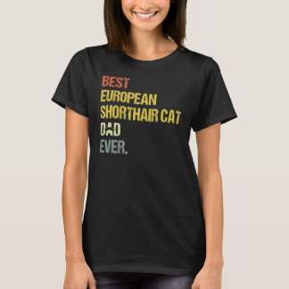 メンズヨーロ最高のッパーショートエアキャットパパ Tシャツ