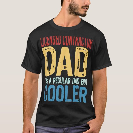 メンズライセンス契約者パパと通常のパパ Tシャツ (正面)