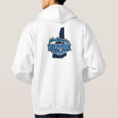 メンズライトフード付きスウェットシャツ パーカ (裏面)